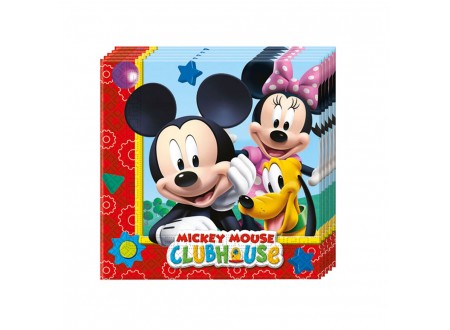 TOVAGLIOLI MICKEY MOUSE 33X33 CM - 20 PZ