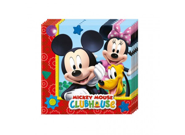 TOVAGLIOLI MICKEY MOUSE 33X33 CM - 20 PZ