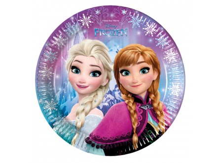 PIATTO FROZEN 23 CM - 8 PZ 