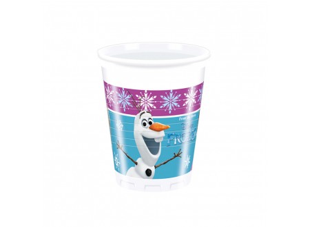 BICCHIERE FROZEN PLASTICA 200 ML - 8 PZ