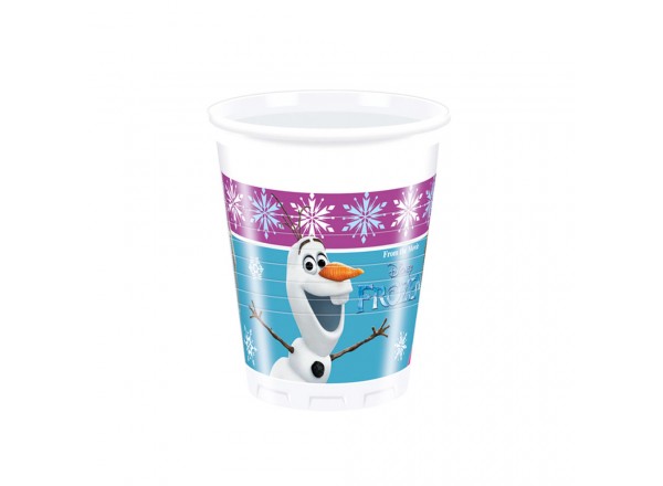 BICCHIERE FROZEN PLASTICA 200 ML - 8 PZ