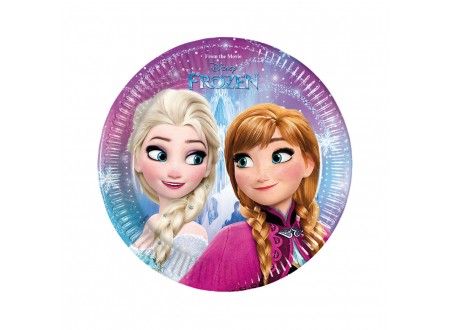 PIATTI FROZEN 20 CM - 8 PZ