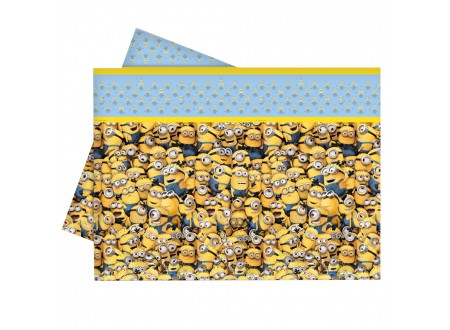 TOVAGLIA MINIONS PLASTICA 120x180 CM