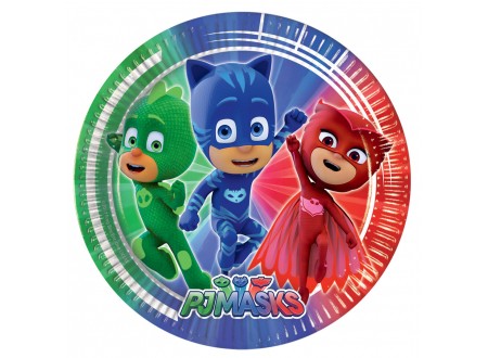 PIATTO PJ MASKS 23 CM - 8 PZ