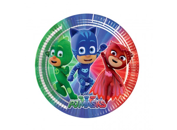 PIATTO PJ MASKS 18 CM - 8 PZ