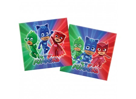 TOVAGLIOLI PJ MASKS 33X33 CM - 20 PZ