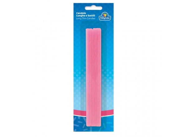 CANDELA STELO ROSA - 16,5 CM - 18 PZ