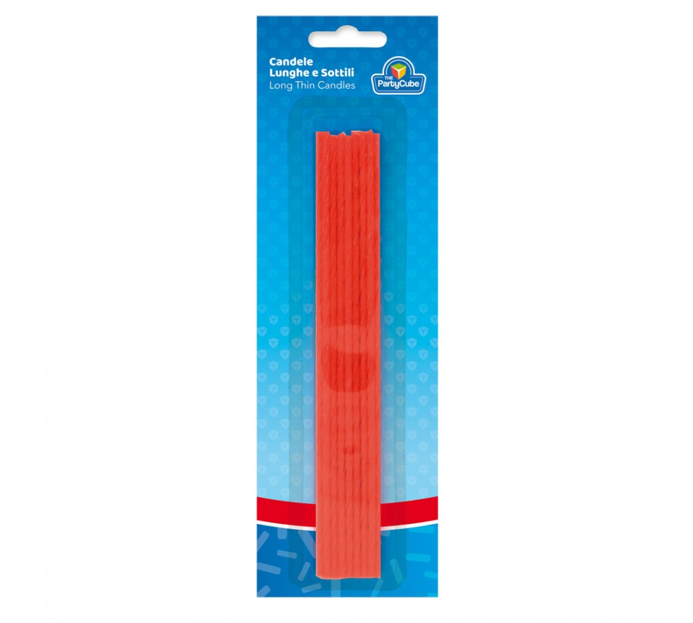 CANDELA STELO ROSSA - 16,5 CM - 18 PZ