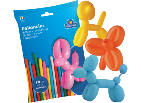 PALLONCINI MODELLABILI ASSORTITI - 20 PZ