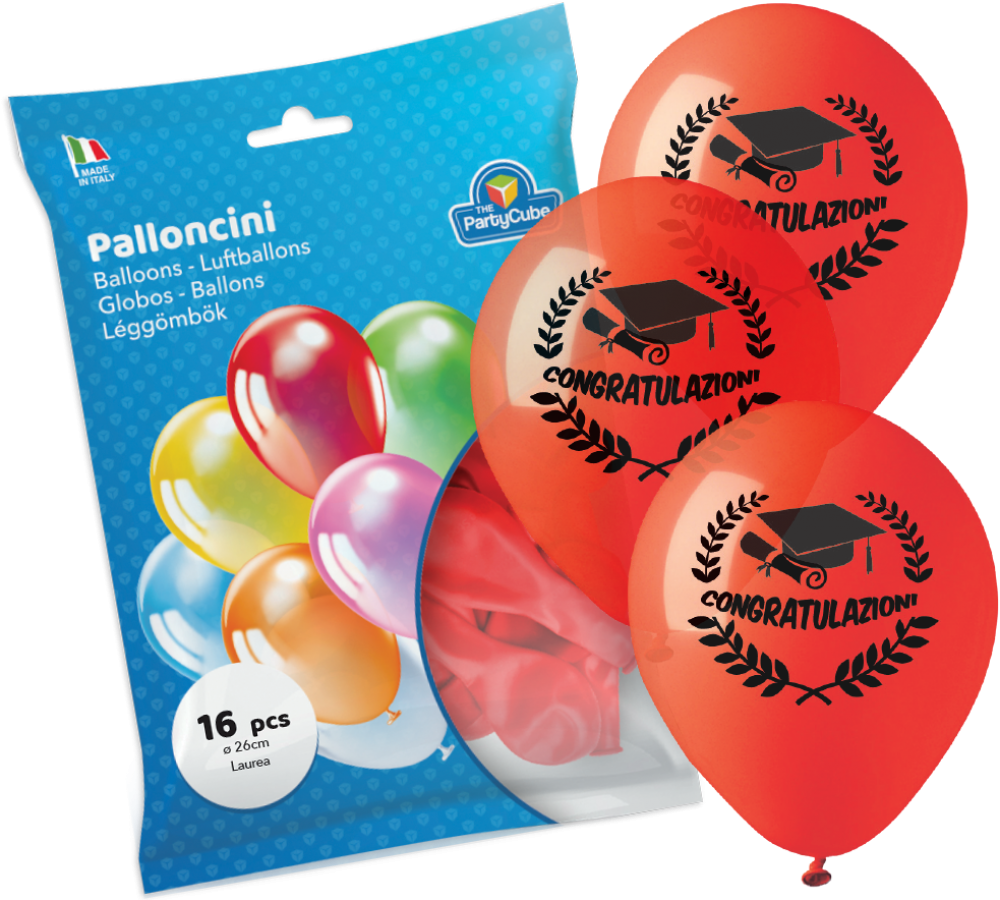 PALLONCINI MEDIUM LAUREA - 16 PZ