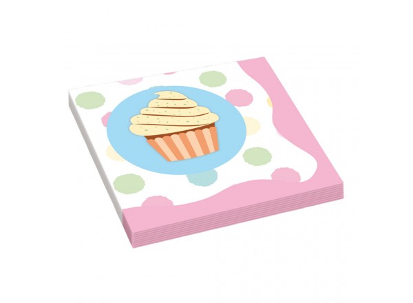 Tovaglioli cm 33x33 Cup Cake cf 20