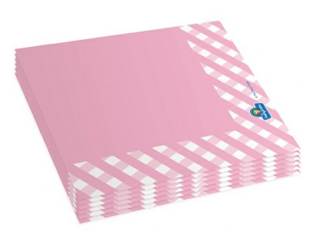 TOVAGLIOLI QUADRETTI ROSA 33x33 - 20 PZ