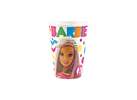 BICCHIERE BARBIE 266 ML - 8 PZ