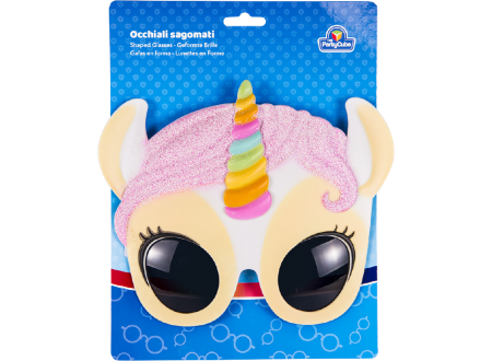 OCCHIALE UNICORNO SAGOMATO - 1 PZ