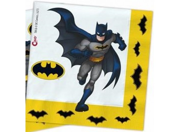 TOVAGLIOLI BATMAN 33x33 CM - 20 PZ