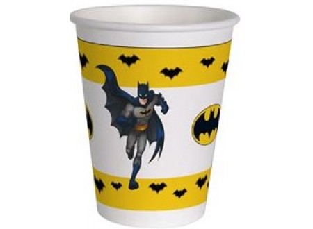 BIO BICCHIERE BATMAN 200 ML - 8 PZ