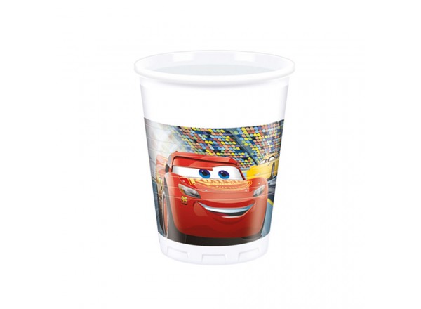 Bicchiere plastica ML 200 Cars 3 - cf. 8