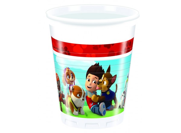 BICCHIERI PAW PATROL 266 ML - 8 PZ