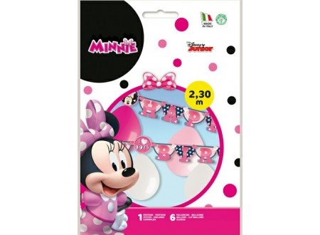 KIT FESTONE MINNIE 6+1 PZ - 220 CM