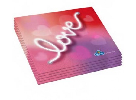 TOVAGLIOLI LOVE IS LOVE 33X33 CM - 20 PZ