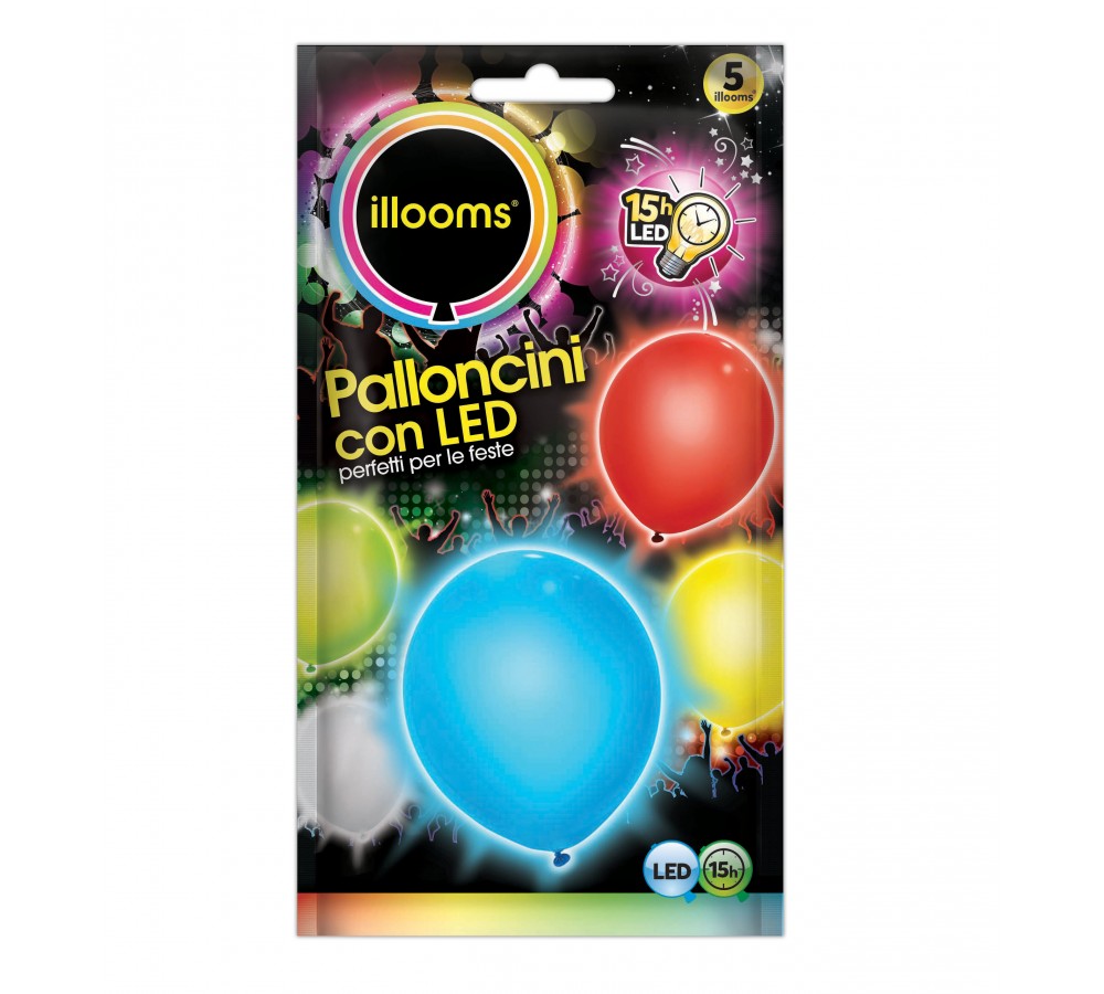 PALL. LED ILLOOMS - ASSORTITI - 5 PZ