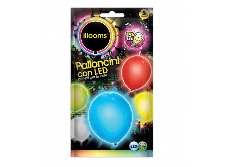 PALL. LED ILLOOMS - ASSORTITI - 5 PZ