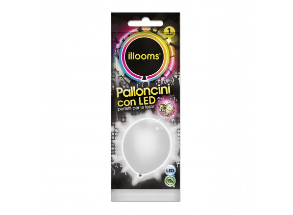 PALL. LED ILLOOMS - BIANCO - 1 PZ