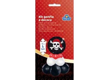 KIT GONFIA E DECORA PIRATA - 1 PZ