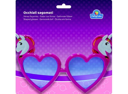 OCCHIALE UNICORNO CUORE - 1 PZ