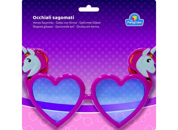 OCCHIALE UNICORNO CUORE - 1 PZ