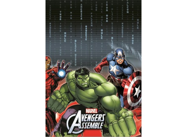 TOVAGLIA AVENGERS PLASTICA 120x180 CM