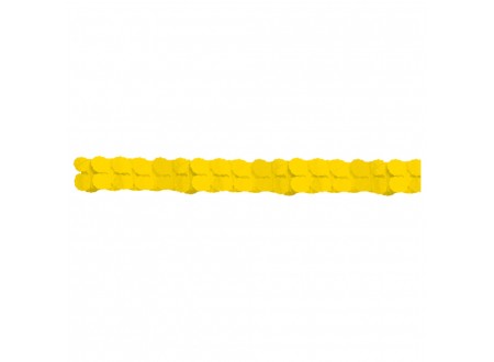 FESTONE GHIRLANDA CARTA GIALLO - 3,65 MT - 1 PZ