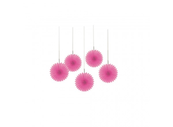 Decorazioni a Ventaglio da Appendere 15,2 Cm Rosa