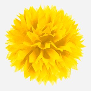 decorazione-carta-batuffolo-giallo