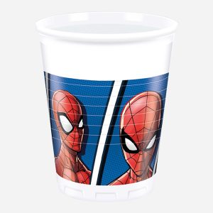 bicchieri-plastica-spiderman