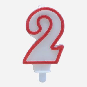 candela-bordo-rosso-numero-2