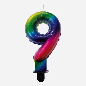 candela-arcobaleno-numero-9