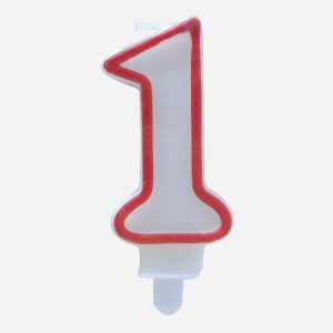 candela-bordo-rosso-numero-1